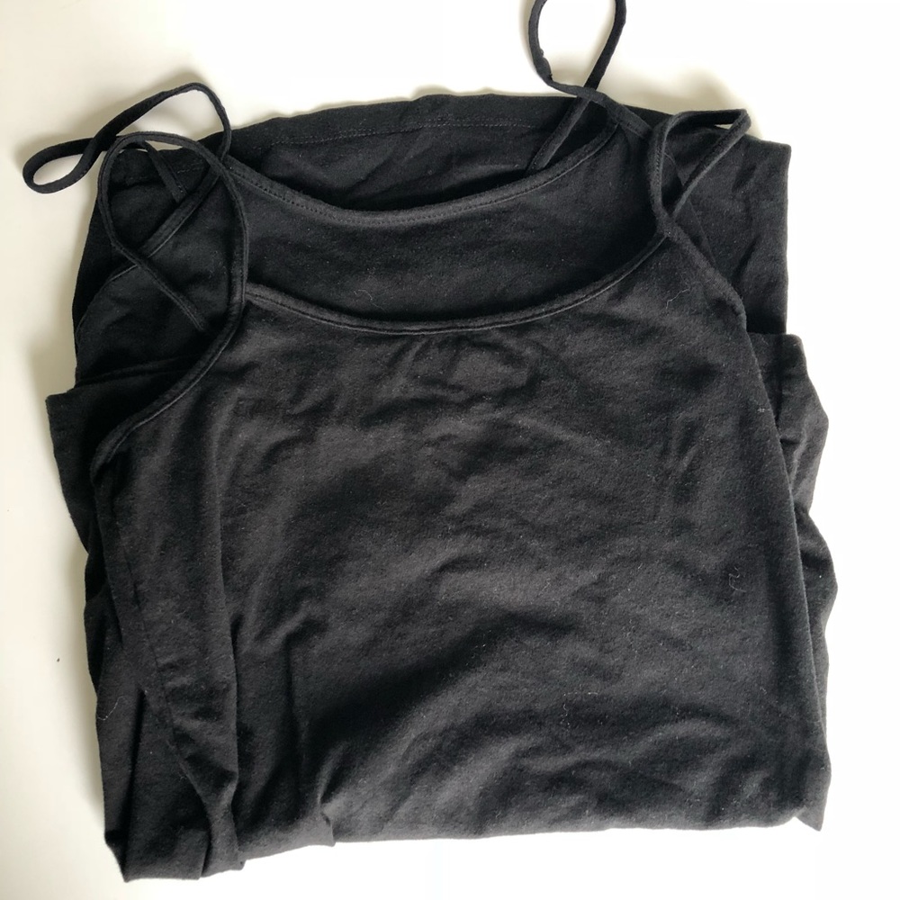 Black camisoles
